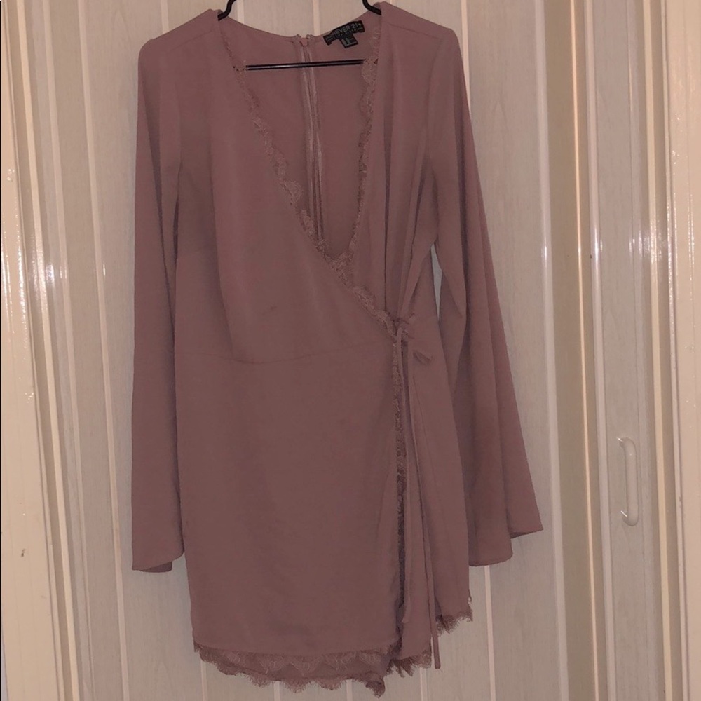 Pink zip up Romper